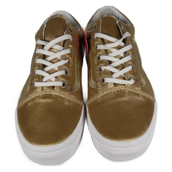 VANS Old Skool DX California Souvenir Men's Low Top Sneakers (Gold / White) - Picture 3 of 7